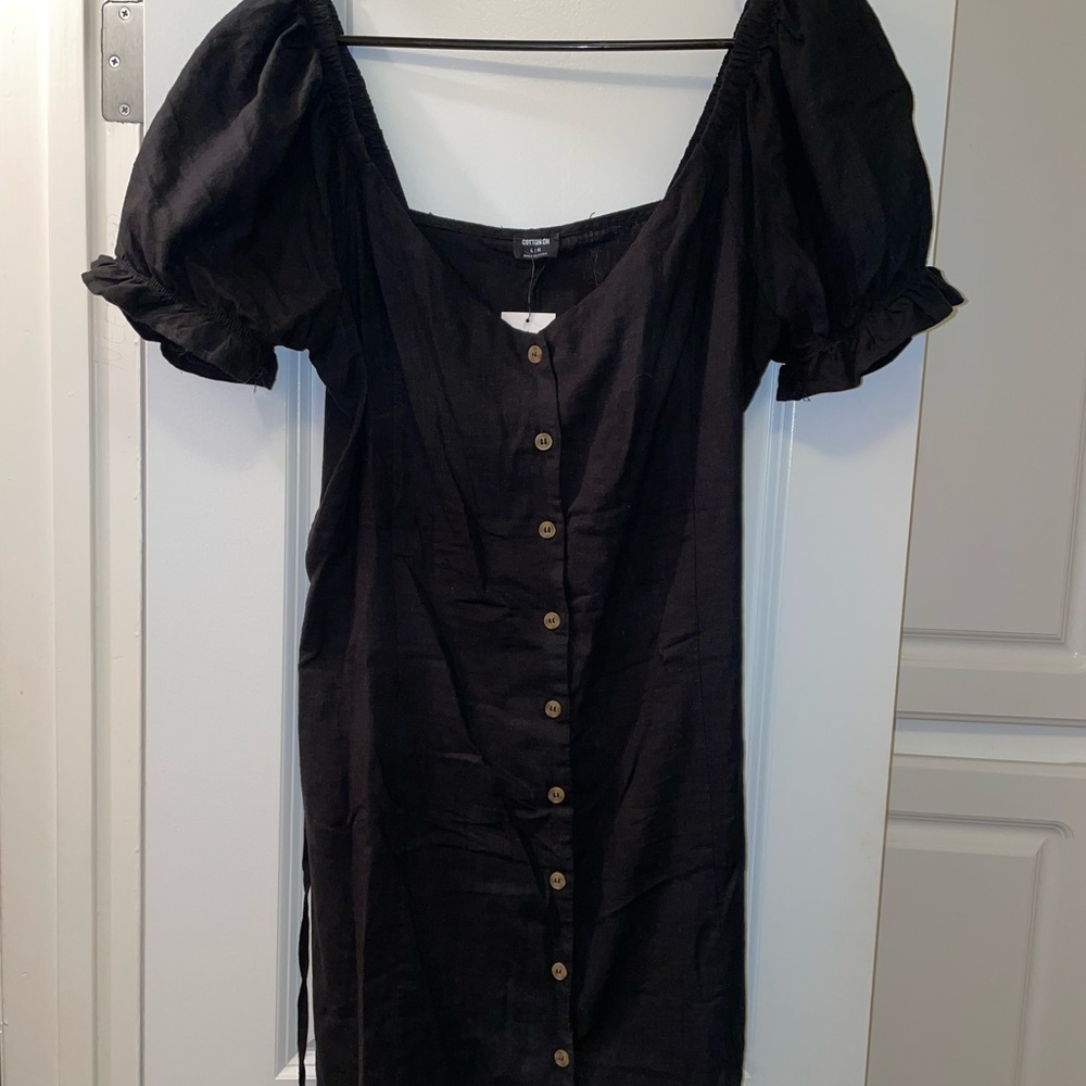 Cotton On rouched sleeve dress